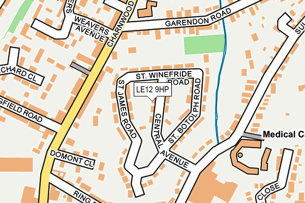 LE12 9HP map - OS OpenMap – Local (Ordnance Survey) LE12 9HP map - OS OpenMap – Local (Ordnance Survey)