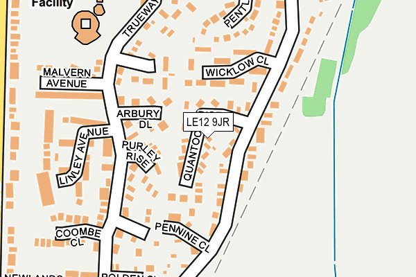 LE12 9JR map - OS OpenMap – Local (Ordnance Survey) LE12 9JR map - OS OpenMap – Local (Ordnance Survey)
