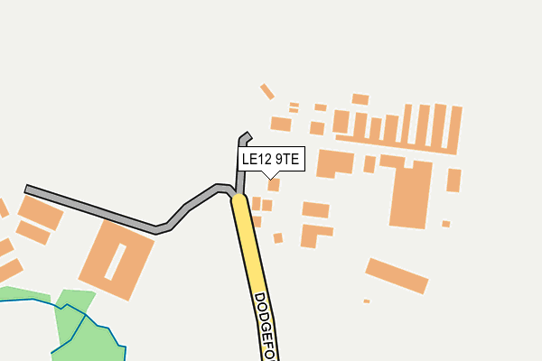 LE12 9TE map - OS OpenMap – Local (Ordnance Survey) LE12 9TE map - OS OpenMap – Local (Ordnance Survey)