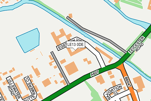 LE13 0DE map - OS OpenMap – Local (Ordnance Survey) LE13 0DE map - OS OpenMap – Local (Ordnance Survey)