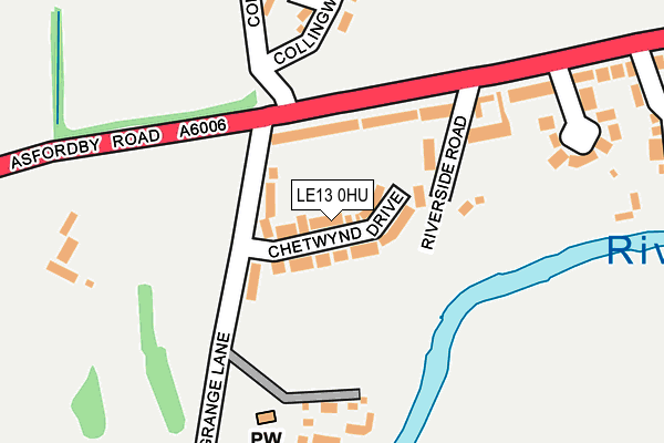 LE13 0HU map - OS OpenMap – Local (Ordnance Survey) LE13 0HU map - OS OpenMap – Local (Ordnance Survey)