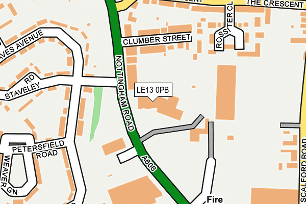LE13 0PB map - OS OpenMap – Local (Ordnance Survey) LE13 0PB map - OS OpenMap – Local (Ordnance Survey)
