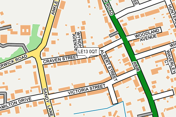 LE13 0QT map - OS OpenMap – Local (Ordnance Survey) LE13 0QT map - OS OpenMap – Local (Ordnance Survey)