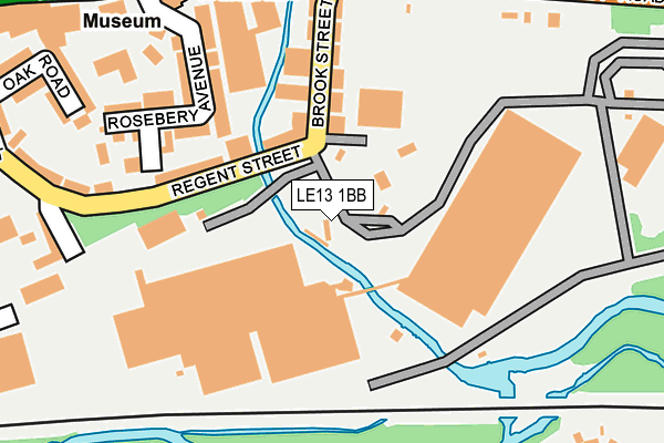 LE13 1BB map - OS OpenMap – Local (Ordnance Survey) LE13 1BB map - OS OpenMap – Local (Ordnance Survey)