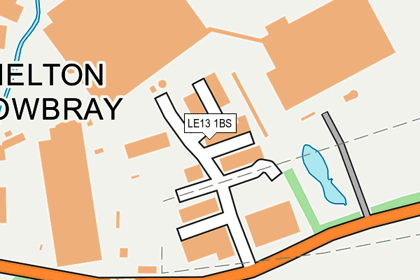 LE13 1BS map - OS OpenMap – Local (Ordnance Survey) LE13 1BS map - OS OpenMap – Local (Ordnance Survey)