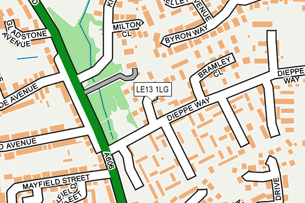 LE13 1LG map - OS OpenMap – Local (Ordnance Survey) LE13 1LG map - OS OpenMap – Local (Ordnance Survey)