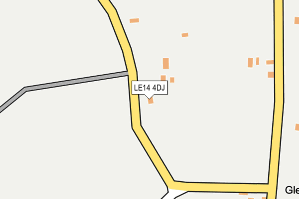 LE14 4DJ map - OS OpenMap – Local (Ordnance Survey) LE14 4DJ map - OS OpenMap – Local (Ordnance Survey)