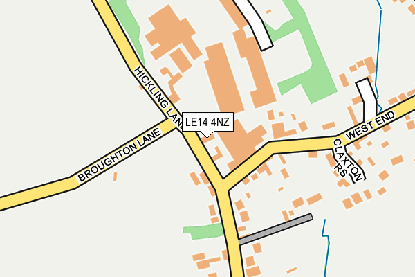 LE14 4NZ map - OS OpenMap – Local (Ordnance Survey) LE14 4NZ map - OS OpenMap – Local (Ordnance Survey)