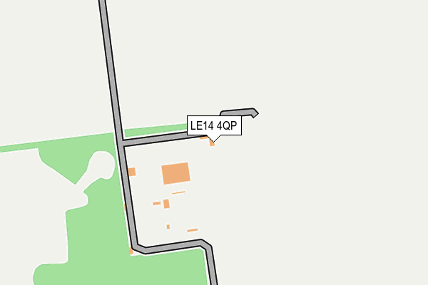 LE14 4QP map - OS OpenMap – Local (Ordnance Survey) LE14 4QP map - OS OpenMap – Local (Ordnance Survey)