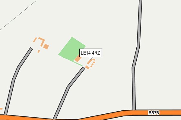 LE14 4RZ map - OS OpenMap – Local (Ordnance Survey) LE14 4RZ map - OS OpenMap – Local (Ordnance Survey)