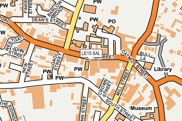 LE15 6AL map - OS OpenMap – Local (Ordnance Survey) LE15 6AL map - OS OpenMap – Local (Ordnance Survey)