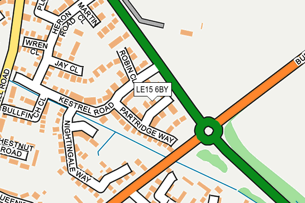 LE15 6BY map - OS OpenMap – Local (Ordnance Survey) LE15 6BY map - OS OpenMap – Local (Ordnance Survey)