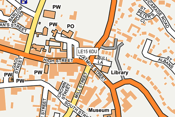 LE15 6DU map - OS OpenMap – Local (Ordnance Survey) LE15 6DU map - OS OpenMap – Local (Ordnance Survey)