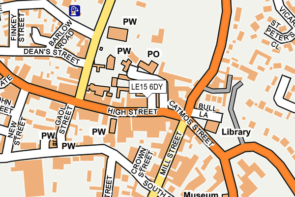 LE15 6DY map - OS OpenMap – Local (Ordnance Survey) LE15 6DY map - OS OpenMap – Local (Ordnance Survey)