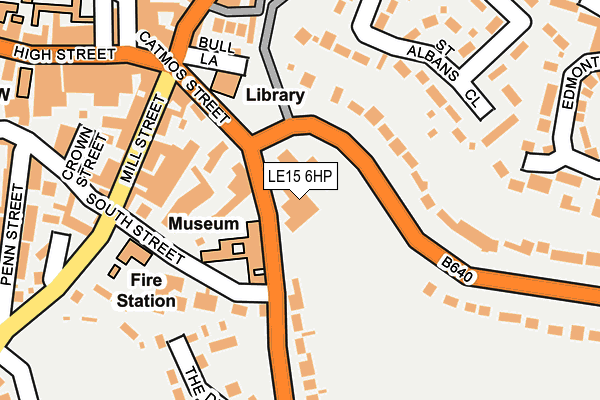LE15 6HP map - OS OpenMap – Local (Ordnance Survey) LE15 6HP map - OS OpenMap – Local (Ordnance Survey)