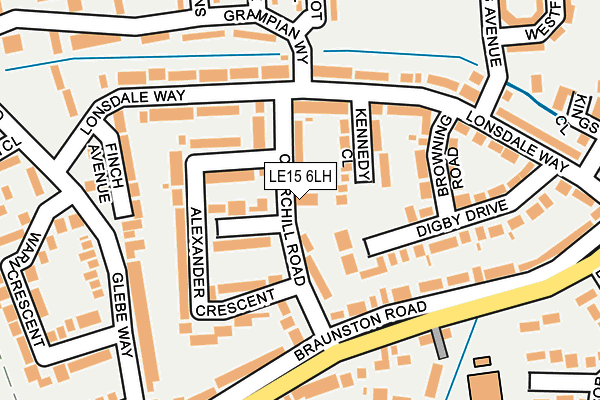 LE15 6LH map - OS OpenMap – Local (Ordnance Survey) LE15 6LH map - OS OpenMap – Local (Ordnance Survey)