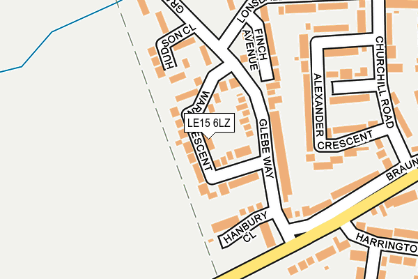 LE15 6LZ map - OS OpenMap – Local (Ordnance Survey) LE15 6LZ map - OS OpenMap – Local (Ordnance Survey)