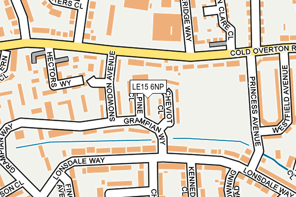 LE15 6NP map - OS OpenMap – Local (Ordnance Survey) LE15 6NP map - OS OpenMap – Local (Ordnance Survey)