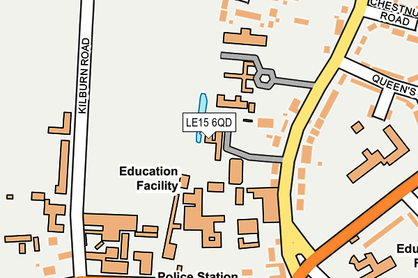 LE15 6QD map - OS OpenMap – Local (Ordnance Survey) LE15 6QD map - OS OpenMap – Local (Ordnance Survey)