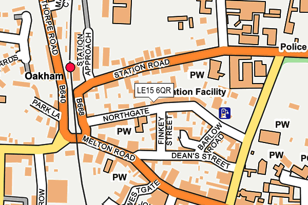 LE15 6QR map - OS OpenMap – Local (Ordnance Survey) LE15 6QR map - OS OpenMap – Local (Ordnance Survey)