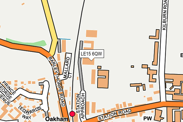 LE15 6QW map - OS OpenMap – Local (Ordnance Survey) LE15 6QW map - OS OpenMap – Local (Ordnance Survey)