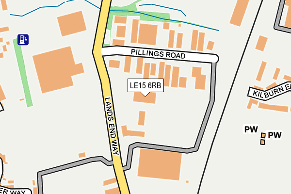 LE15 6RB map - OS OpenMap – Local (Ordnance Survey) LE15 6RB map - OS OpenMap – Local (Ordnance Survey)