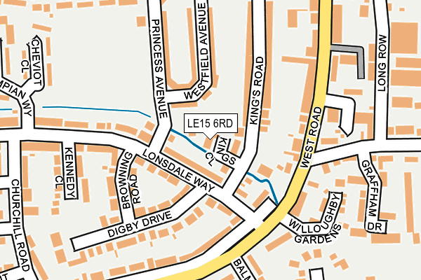 LE15 6RD map - OS OpenMap – Local (Ordnance Survey) LE15 6RD map - OS OpenMap – Local (Ordnance Survey)