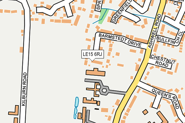 LE15 6RJ map - OS OpenMap – Local (Ordnance Survey) LE15 6RJ map - OS OpenMap – Local (Ordnance Survey)