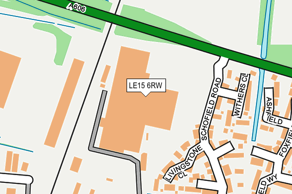 LE15 6RW map - OS OpenMap – Local (Ordnance Survey) LE15 6RW map - OS OpenMap – Local (Ordnance Survey)