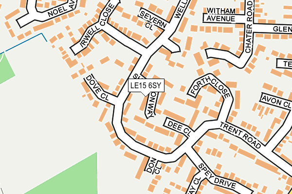 LE15 6SY map - OS OpenMap – Local (Ordnance Survey) LE15 6SY map - OS OpenMap – Local (Ordnance Survey)