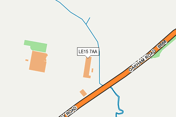LE15 7AA map - OS OpenMap – Local (Ordnance Survey) LE15 7AA map - OS OpenMap – Local (Ordnance Survey)