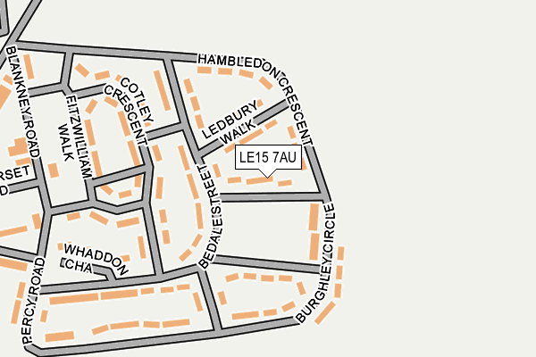 LE15 7AU map - OS OpenMap – Local (Ordnance Survey) LE15 7AU map - OS OpenMap – Local (Ordnance Survey)