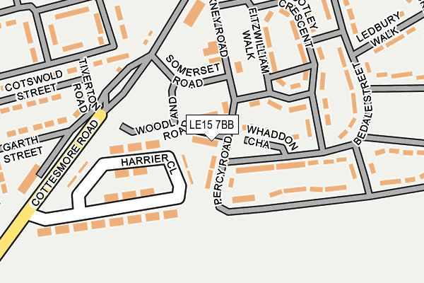LE15 7BB map - OS OpenMap – Local (Ordnance Survey) LE15 7BB map - OS OpenMap – Local (Ordnance Survey)