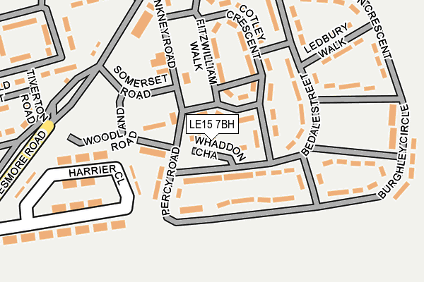 LE15 7BH map - OS OpenMap – Local (Ordnance Survey) LE15 7BH map - OS OpenMap – Local (Ordnance Survey)