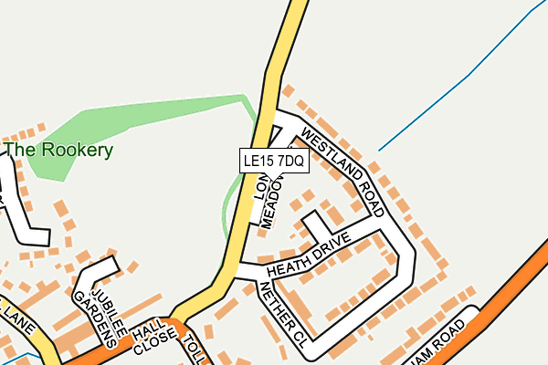 LE15 7DQ map - OS OpenMap – Local (Ordnance Survey) LE15 7DQ map - OS OpenMap – Local (Ordnance Survey)