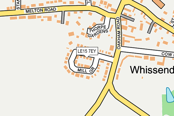 LE15 7EY map - OS OpenMap – Local (Ordnance Survey) LE15 7EY map - OS OpenMap – Local (Ordnance Survey)