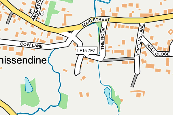 LE15 7EZ map - OS OpenMap – Local (Ordnance Survey) LE15 7EZ map - OS OpenMap – Local (Ordnance Survey)