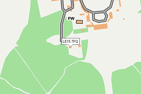 LE15 7FQ map - OS OpenMap – Local (Ordnance Survey) LE15 7FQ map - OS OpenMap – Local (Ordnance Survey)