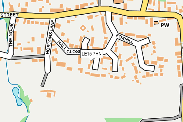 LE15 7HN map - OS OpenMap – Local (Ordnance Survey) LE15 7HN map - OS OpenMap – Local (Ordnance Survey)