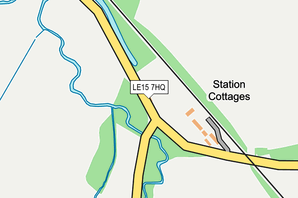 LE15 7HQ map - OS OpenMap – Local (Ordnance Survey) LE15 7HQ map - OS OpenMap – Local (Ordnance Survey)