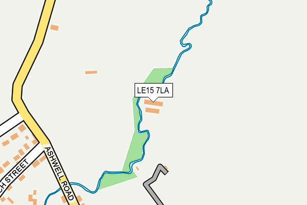 LE15 7LA map - OS OpenMap – Local (Ordnance Survey) LE15 7LA map - OS OpenMap – Local (Ordnance Survey)