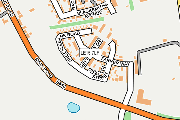 LE15 7LF map - OS OpenMap – Local (Ordnance Survey) LE15 7LF map - OS OpenMap – Local (Ordnance Survey)