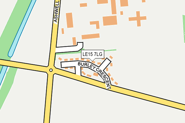 LE15 7LG map - OS OpenMap – Local (Ordnance Survey) LE15 7LG map - OS OpenMap – Local (Ordnance Survey)