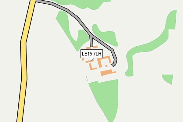 LE15 7LH map - OS OpenMap – Local (Ordnance Survey) LE15 7LH map - OS OpenMap – Local (Ordnance Survey)