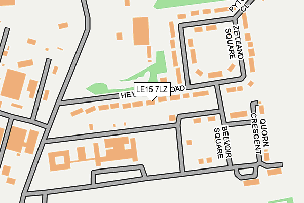LE15 7LZ map - OS OpenMap – Local (Ordnance Survey) LE15 7LZ map - OS OpenMap – Local (Ordnance Survey)