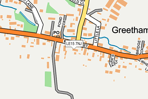 LE15 7NJ map - OS OpenMap – Local (Ordnance Survey) LE15 7NJ map - OS OpenMap – Local (Ordnance Survey)