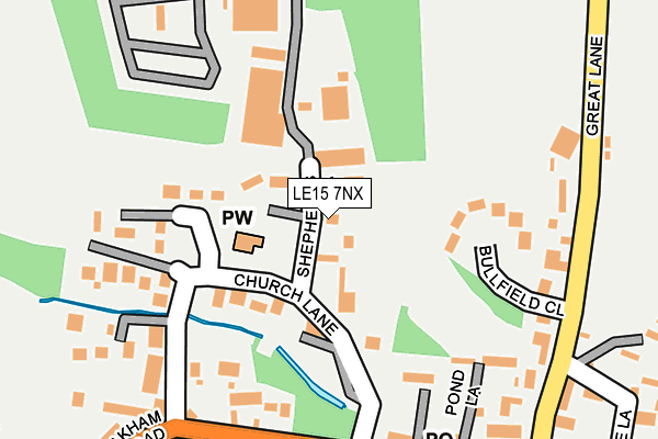 LE15 7NX map - OS OpenMap – Local (Ordnance Survey) LE15 7NX map - OS OpenMap – Local (Ordnance Survey)