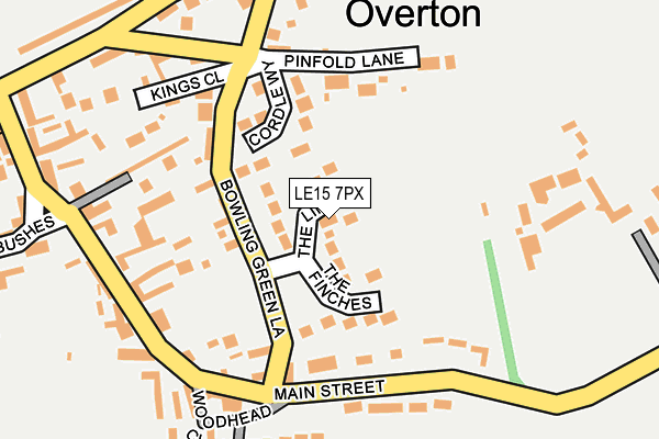 LE15 7PX map - OS OpenMap – Local (Ordnance Survey) LE15 7PX map - OS OpenMap – Local (Ordnance Survey)