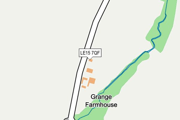 LE15 7QF map - OS OpenMap – Local (Ordnance Survey) LE15 7QF map - OS OpenMap – Local (Ordnance Survey)