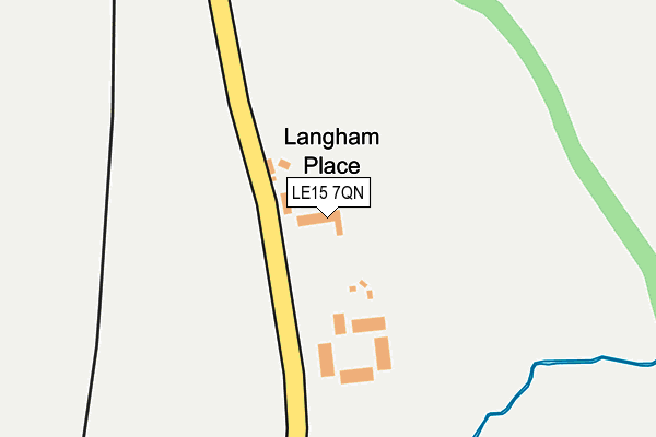 LE15 7QN map - OS OpenMap – Local (Ordnance Survey) LE15 7QN map - OS OpenMap – Local (Ordnance Survey)